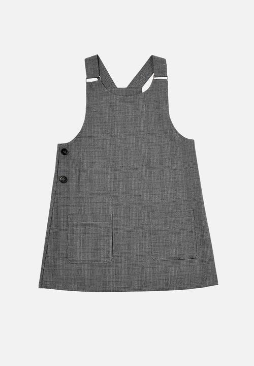 Trendyol - Pinafore dress - black