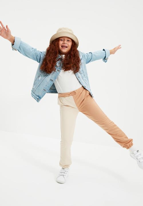 Trendyol - Two tone jogger - camel