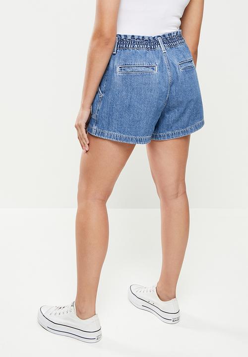 Levi’s® - High waist a-line short - blue