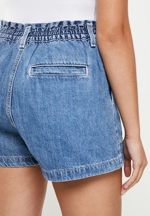 Levi’s® - High waist a-line short - blue