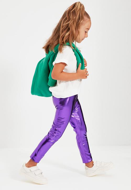 Trendyol - Leggings - metallic purple