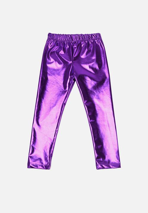 Trendyol - Leggings - metallic purple