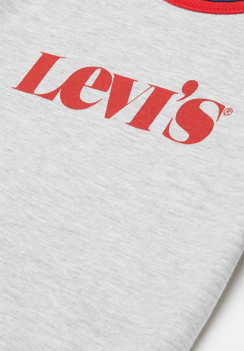Levi’s® - Graphic ringer tee - light grey