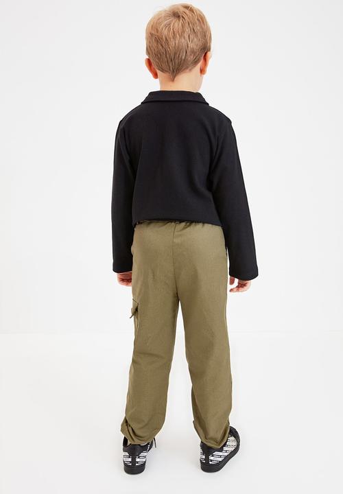 Trendyol - Cuffed apants - khaki