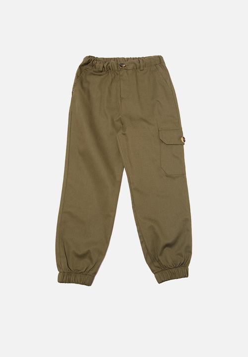 Trendyol - Cuffed apants - khaki