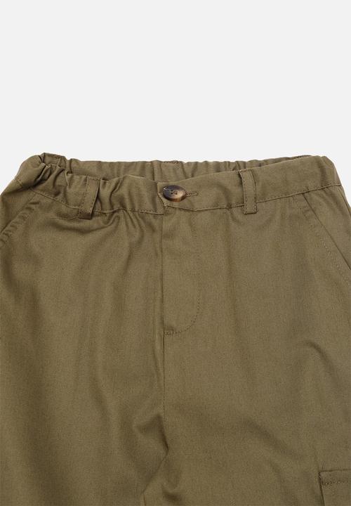 Trendyol - Cuffed apants - khaki