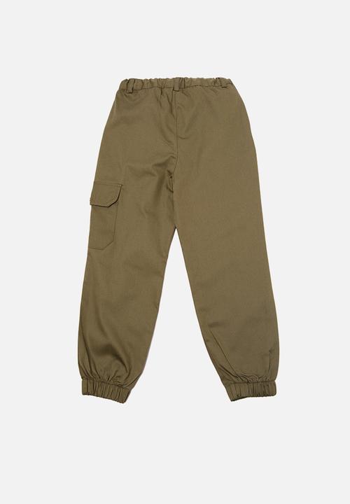 Trendyol - Cuffed apants - khaki