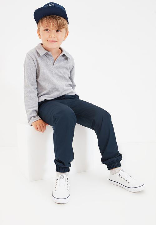 Trendyol - Cuffed pants - navy