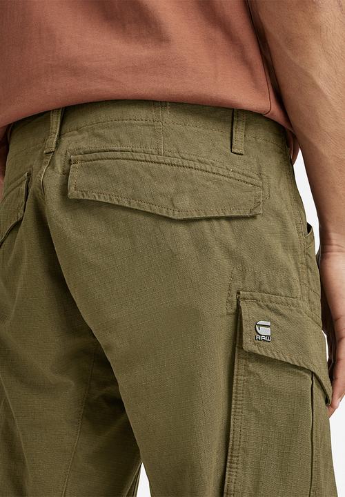G-STAR - Rovic zip 3d straight tapered - dark olive