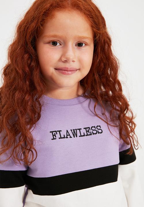 Trendyol - Flawless colour block sweatshirt - multi 