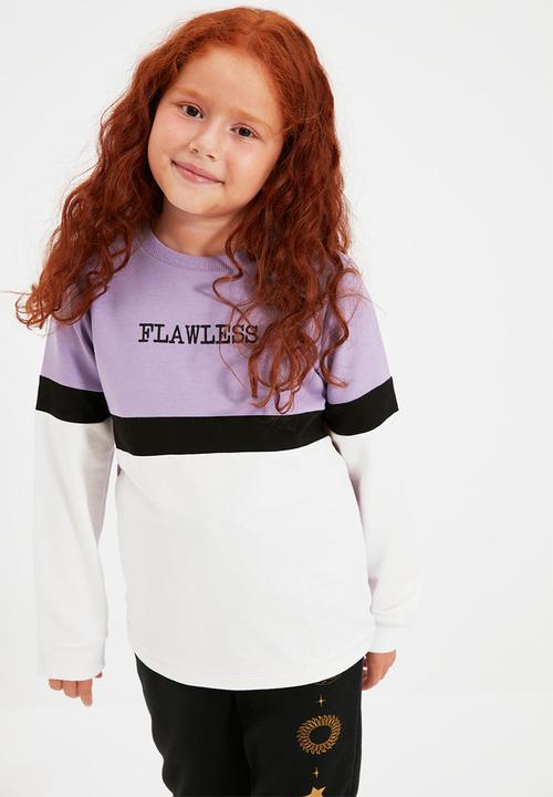 Trendyol - Flawless colour block sweatshirt - multi 