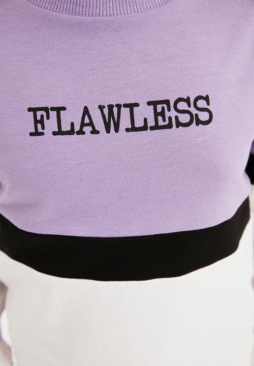 Trendyol - Flawless colour block sweatshirt - multi 