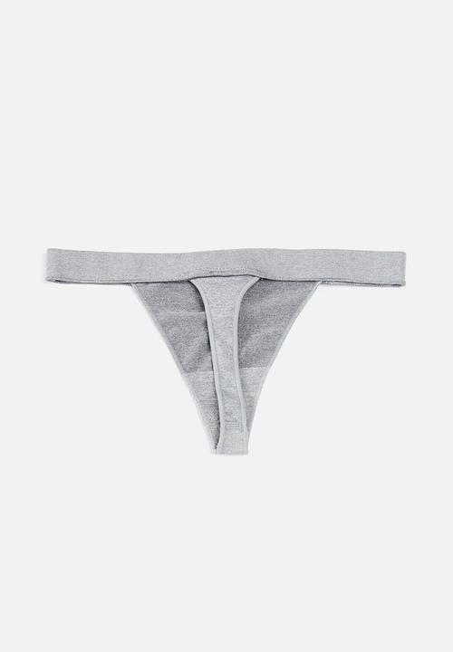 Cotton On - Seamless tanga thong brief 3 pack - multi
