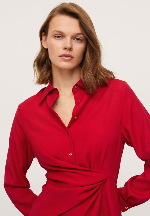 MANGO - Dress alas - red