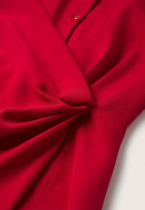 MANGO - Dress alas - red