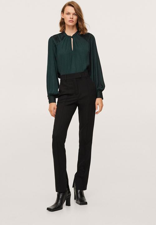 MANGO - Blouse bril - green