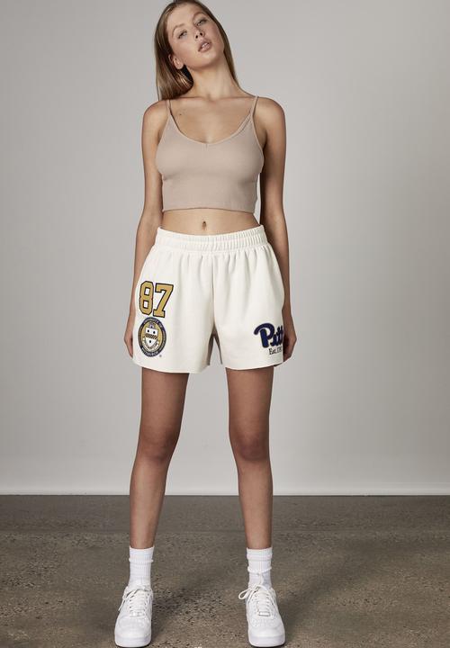 Factorie - Lcn college fleece short - lcn pit ivory