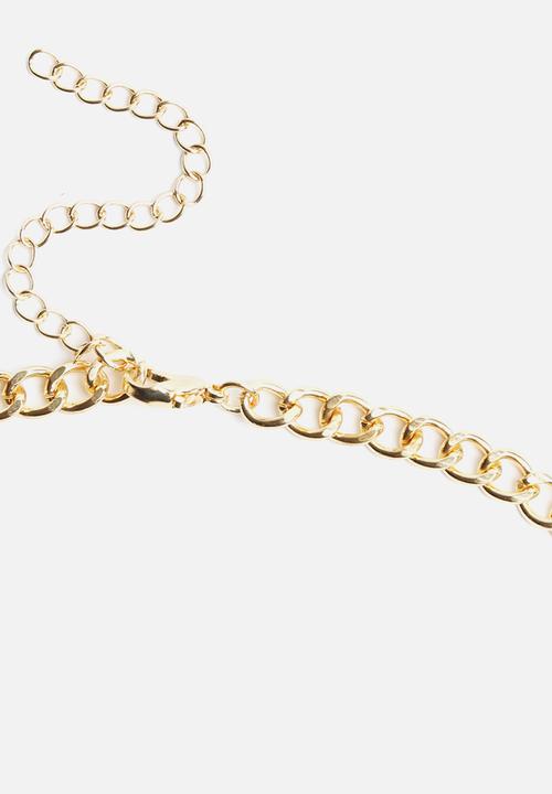 New Look - Double Layer Bugle Bead Necklace