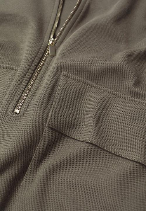 MANGO - Plus sweatshirt pique1 - beige/khaki