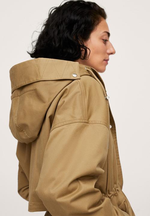 MANGO - Parka bird - medium brown