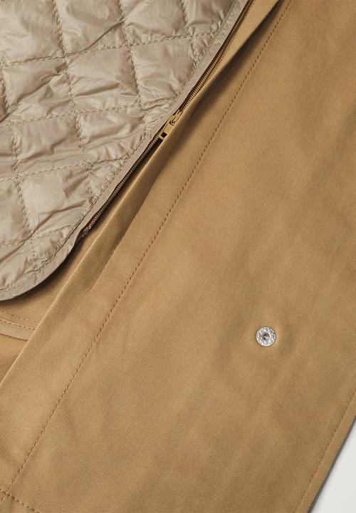 MANGO - Parka bird - medium brown