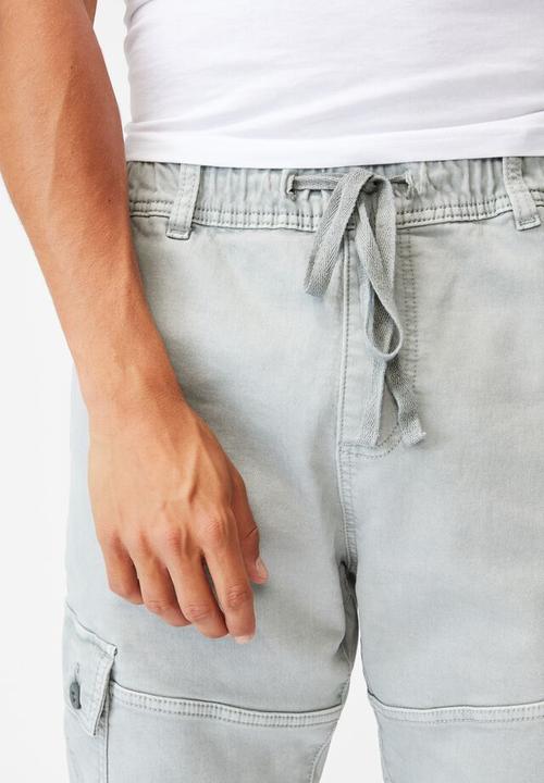 Cotton On - Military cargo pant - washed quarry