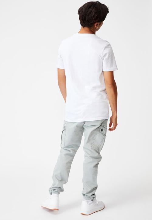 Cotton On - Military cargo pant - washed quarry