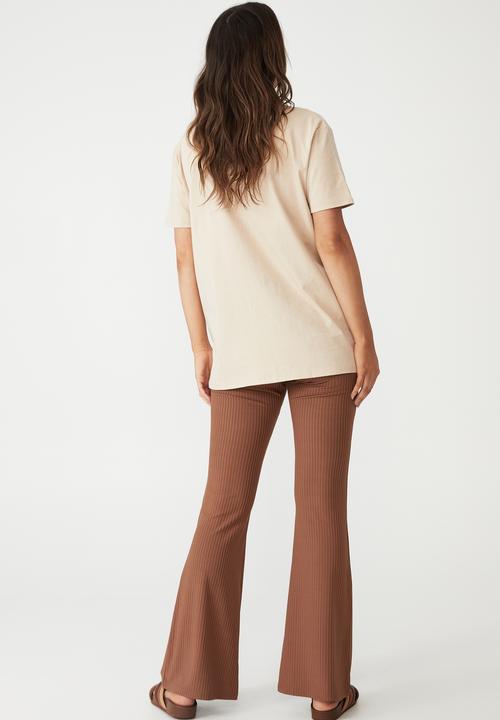 Cotton On - The oversized dad tee - soft sand