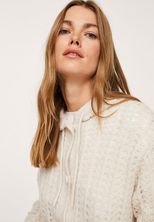 MANGO - Cardigan capu - light beige