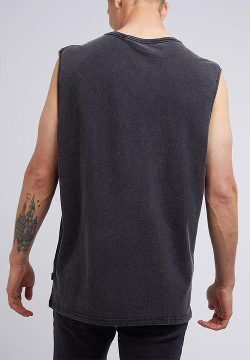 Silent Theory - Territory muscle fit short sleeve tee - vintage black