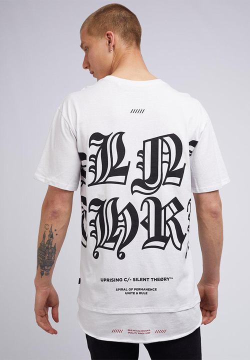Silent Theory - Uneasy short sleeve tee - white