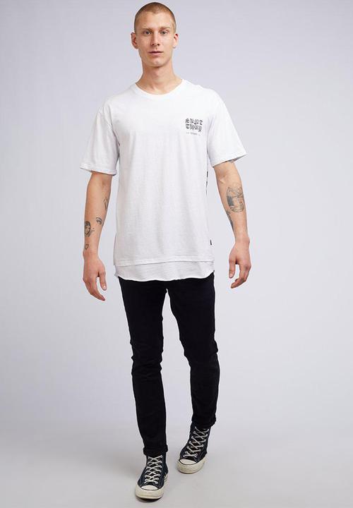 Silent Theory - Uneasy short sleeve tee - white
