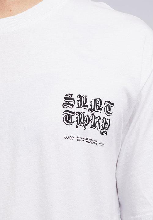 Silent Theory - Uneasy short sleeve tee - white
