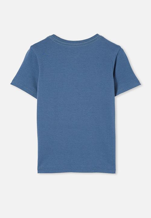 Cotton On - Core short sleeve tee - petty blue