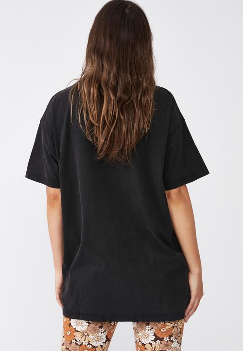 Cotton On - Boyfriend fit graphic tee - black 