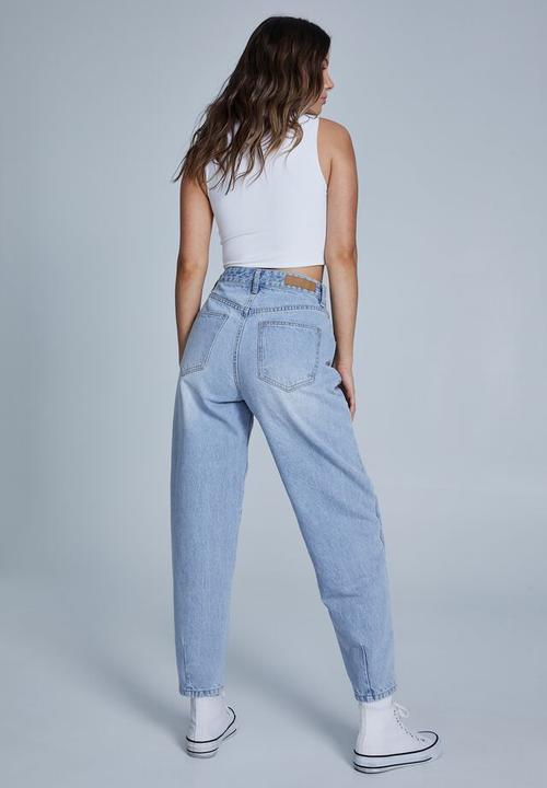 Cotton On - Slouch mom jean - lennox blue