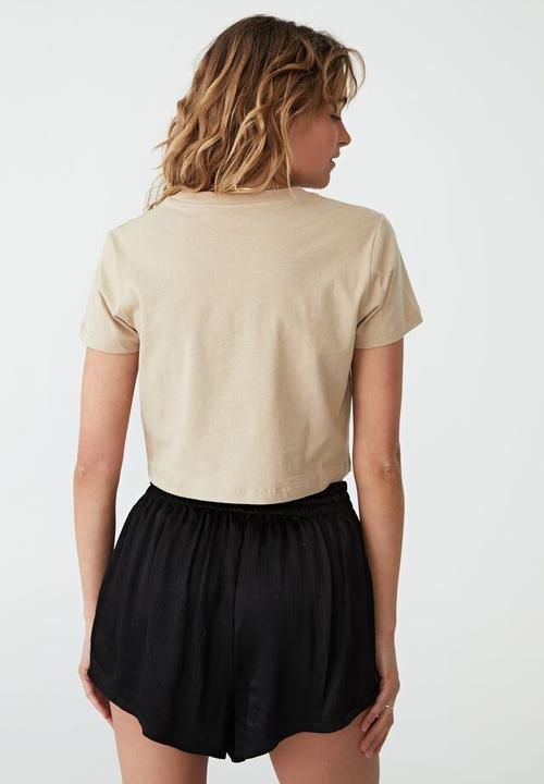 Cotton On - Santorini slinky short - black