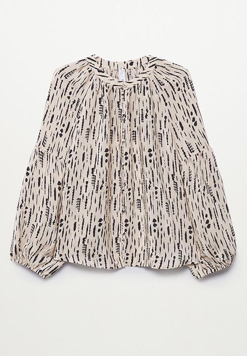 MANGO - Blouse molly - light beige