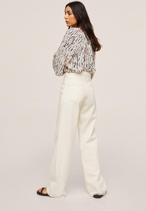MANGO - Blouse molly - light beige