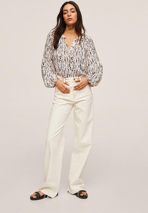 MANGO - Blouse molly - light beige