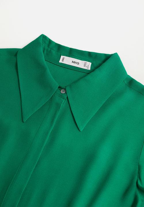MANGO - Shirt seven - bright green
