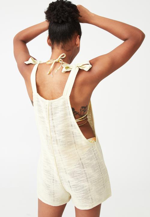 Cotton On - Beach jumpsuit - lime cream