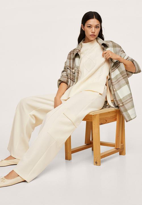 MANGO - Trousers milano - light beige