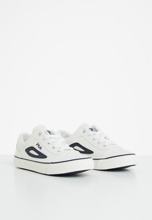FILA - Classic border 2 canvas - white/navy