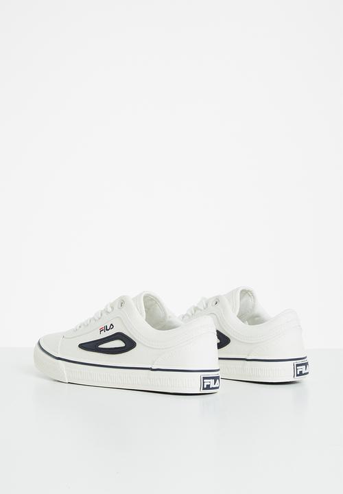 FILA - Classic border 2 canvas - white/navy