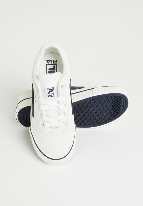 FILA - Classic border 2 canvas - white/navy