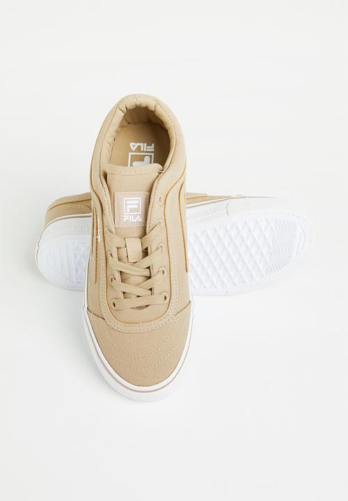 FILA - Classic border 2 canvas - beige/white