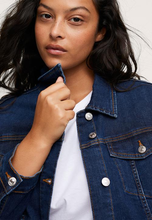 MANGO - Plus jacket vicky - dark blue