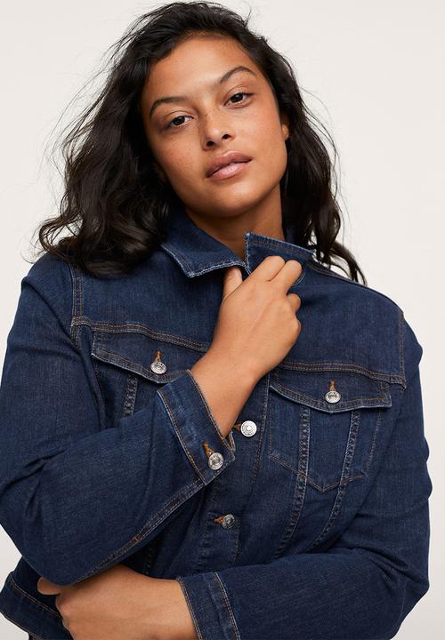 MANGO - Plus jacket vicky - dark blue