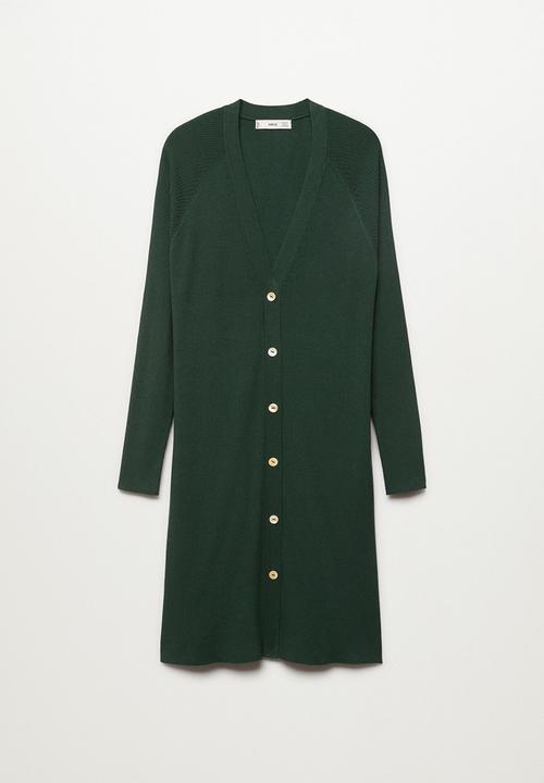 MANGO - Cardigan almar - green